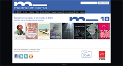Desktop Screenshot of madridencorto.es